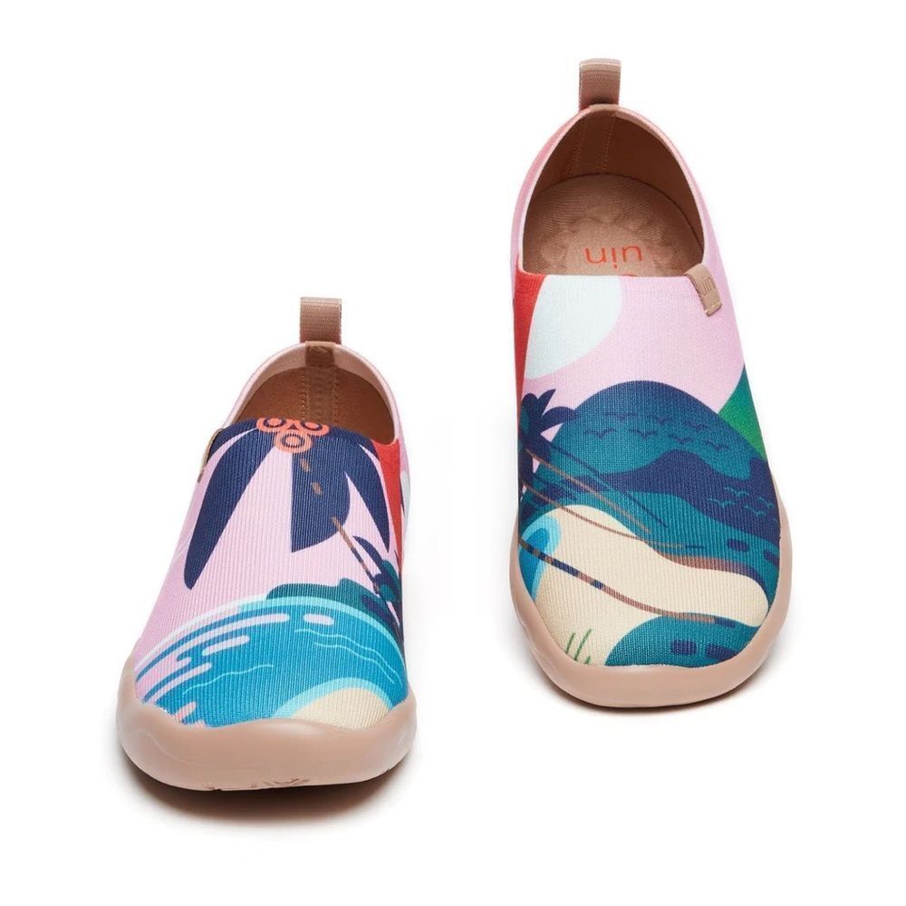 UIN Women's Walking Travel Shoes Casual Comfort Loafers (Sunset Beach Toledo) - Picture 2 of 7